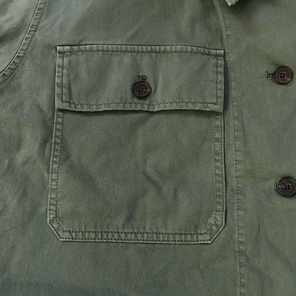 Madewell NWT Easy Utility Shirt-Jacket green womens size 3X - Picture 4 of 12